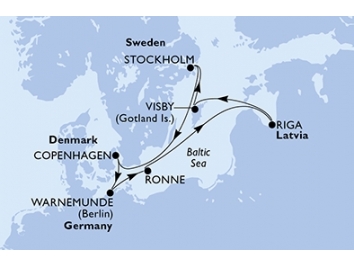 Mapka plavby