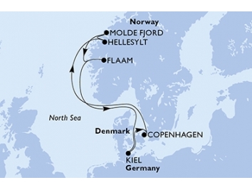 Mapka plavby