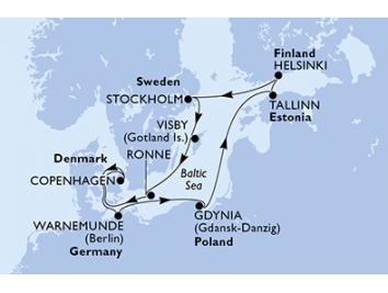 Mapka plavby