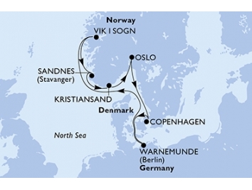 Mapka plavby