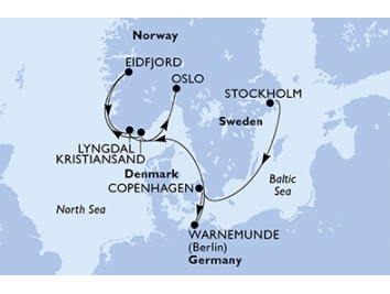 Mapka plavby