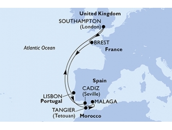 Mapka plavby
