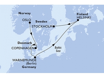 Mapka plavby