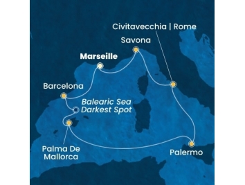 Mapka plavby