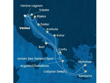 Mapka plavby