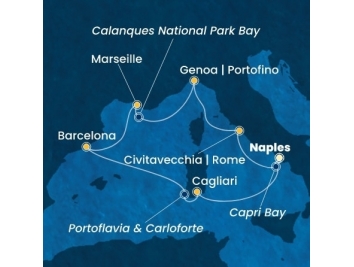 Mapka plavby