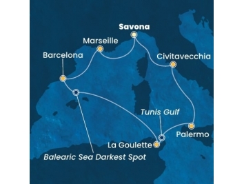Mapka plavby