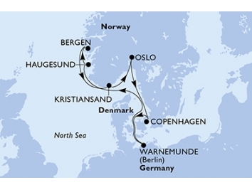 Mapka plavby