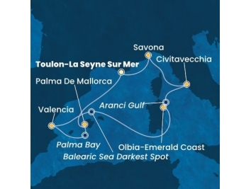 Mapka plavby