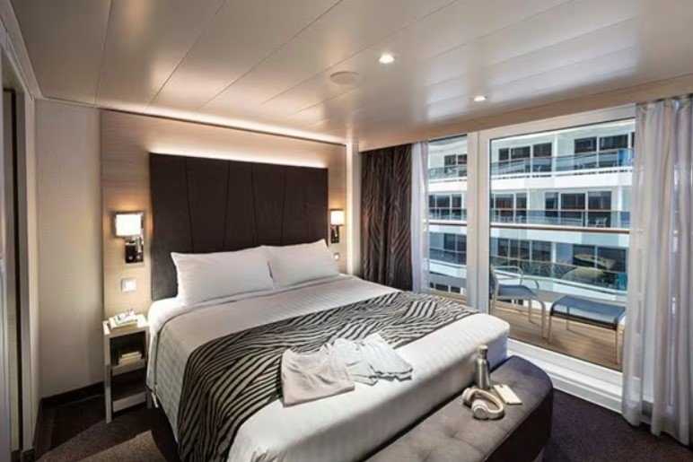 Kajuta s balkonem MSC World Asia