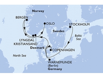 Mapka plavby