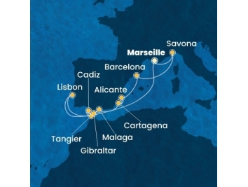 Mapka plavby