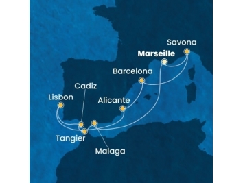 Mapka plavby