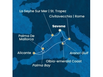 Mapka plavby