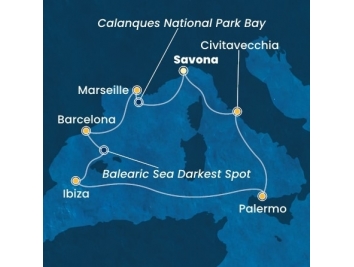 Mapka plavby