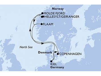 Mapka plavby