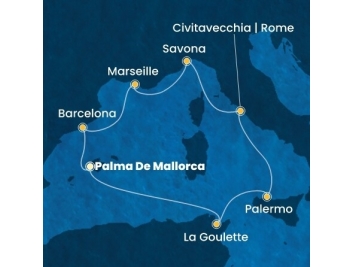 Mapka plavby