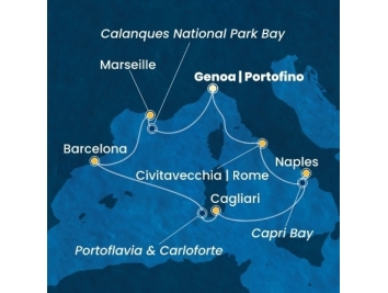 Mapka plavby