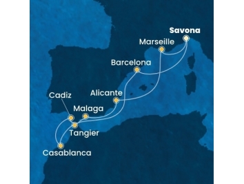 Mapka plavby