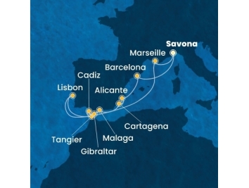 Mapka plavby