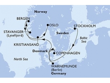 Mapka plavby