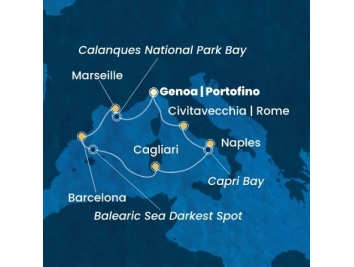 Mapka plavby