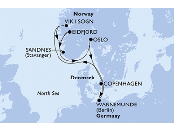 Mapka plavby