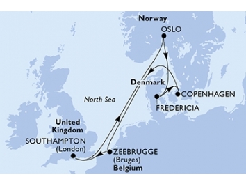 Mapka plavby
