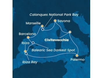 Mapka plavby