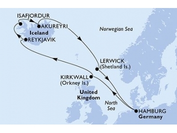 Mapka plavby