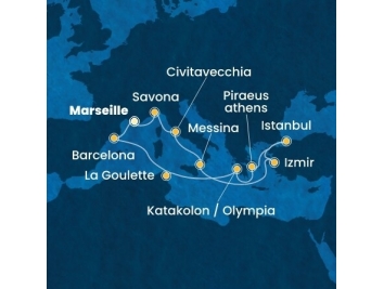 Mapka plavby
