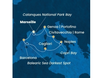 Mapka plavby