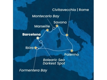 Mapka plavby