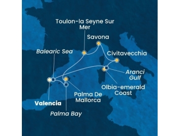 Mapka plavby