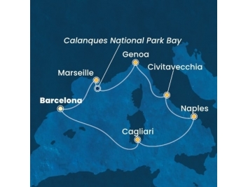 Mapka plavby