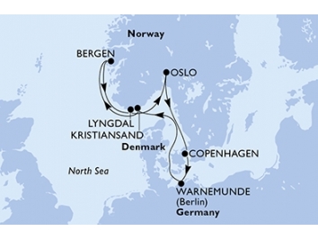 Mapka plavby