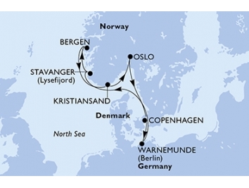 Mapka plavby