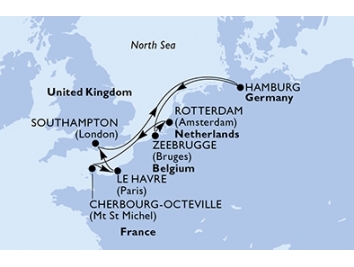 Mapka plavby