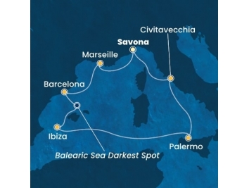 Mapka plavby