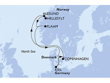 Mapka plavby