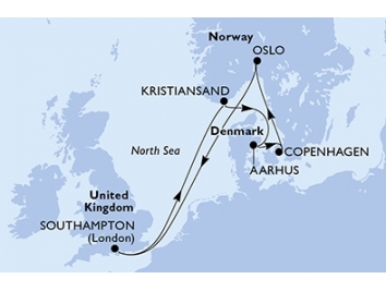 Mapka plavby