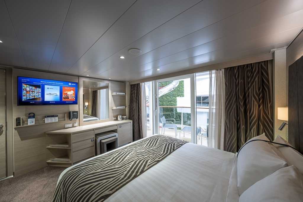 Kajuta s balkonem MSC World Europa