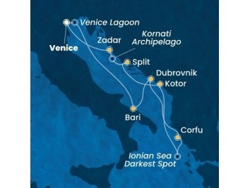 Mapka plavby