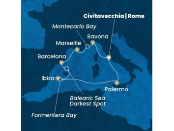 Mapka plavby