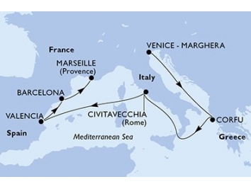 Mapka plavby