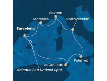 Mapka plavby