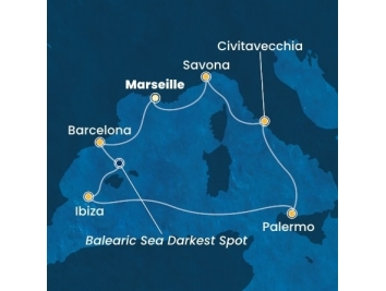 Mapka plavby