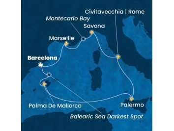 Mapka plavby