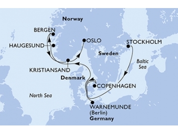 Mapka plavby
