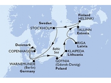Mapka plavby